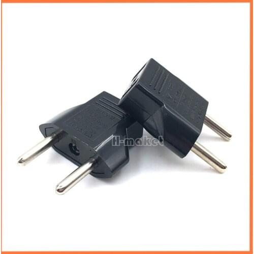 1 Promotion US to EU AC Power Plug Home Travel Converter AU US UK Europe EURO Wall Charger Jack Connector Socket Adapter Adaptor