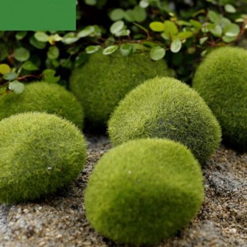 1PC Micro Landscape Artificial Grass Moss Stone Figurine Home Decor Miniature Fairy Garden Decoration Bonsai Accessories