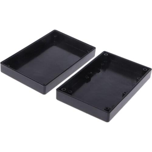 125x80x32mm Black Waterproof Box Electronic Project Instrument Case Connector K0AB