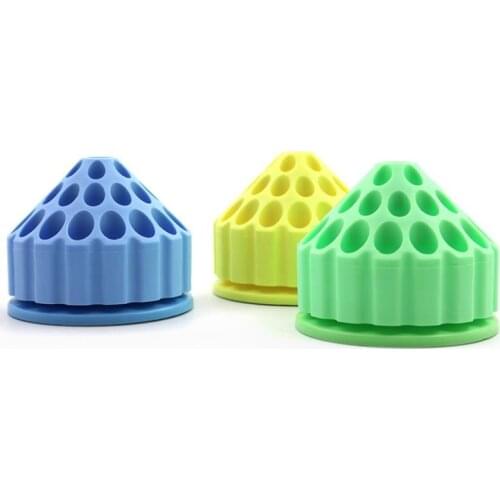 2pcs/lot Dental Diamond Bur Polish Burs Block Holder Polishing Tools Dental Instrument Storage Box Technician Products