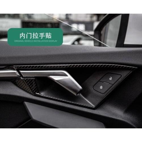 For Audi A3 8Y 2020 2021 2022 Stainless Steel Interior Door Handle Decoration Cover 4pcs