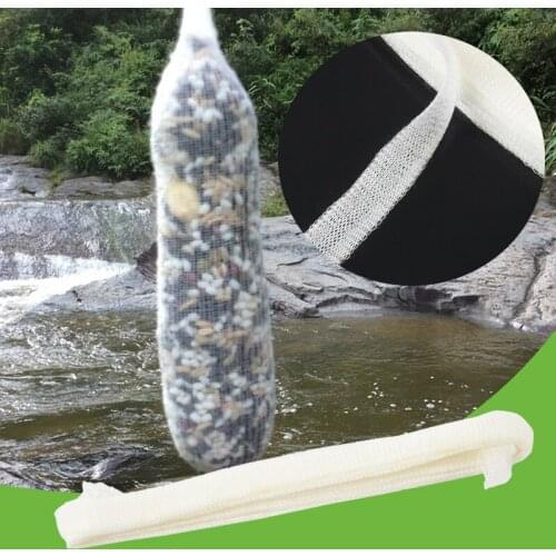 5M PVA Wide Mesh Refill Carp Fishing Stocking Boilie Rig Bait Wrap Bags high quality