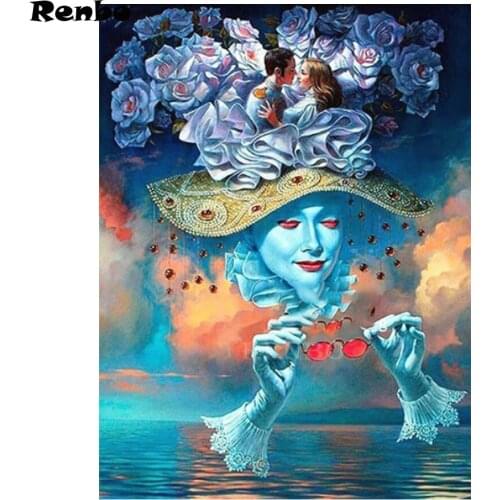 Cartoon Mask Character Diamond Painting Full Square/Round Drill Rhinestones Embroidery beaded Cross Stitch Mosaic home decor