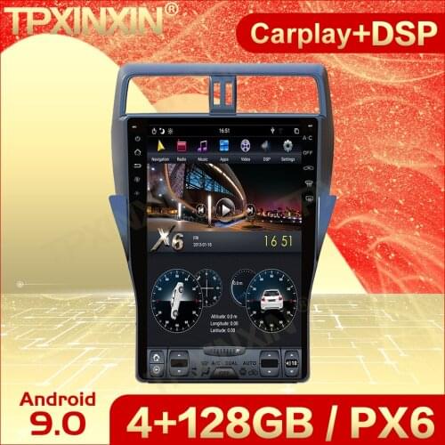 Carplay 2 Din Android 9 Tesla Multimedia Stereo For Toyota Land Cruiser Prado 150 2018 GPS Navi Video Audio IPS Player Head Unit