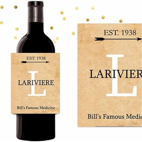 Custom Special Event Wine Bottle Label,Personalized Announcements Of Important Family Or Personal Events,Novelty Promotion Gifts