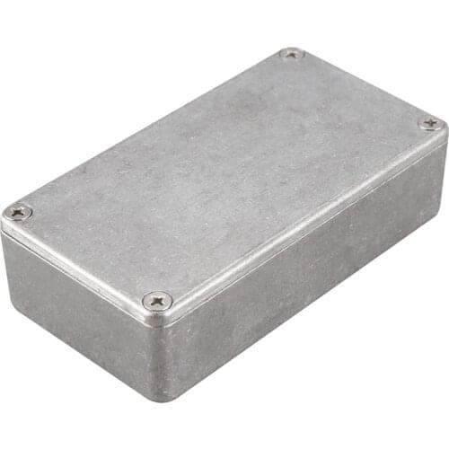 Hot-10PCS Guitar Effects Pedal Aluminum Stomp Box Enclosure 1590B Die Cast Aluminum Box