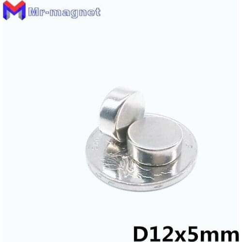 Mr. Mag 50pcs 12x5mm magnet 12x5 N35 rare earth 12*5 magnet D12x5mm, 12*5 fridge magnets D12*5mm, 12mmx5mm magnet 12mm*5mm