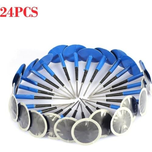 24Pcs Tires Mushroom Nails Tire Repair Tools Car Inner Tube Mushroom Nail Repair Kit Motorcycle Truck Car Professional Tools