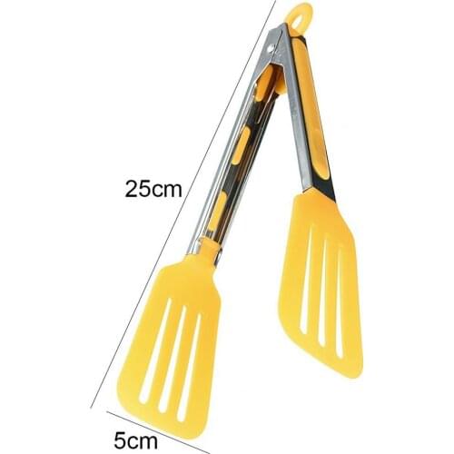 Kitchen Tongs Rust-Resistant Smooth Silicone Premium Stainless Steel Locking Tongs for Cooking