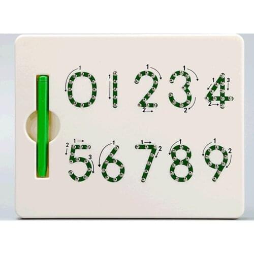 Magnetic Number Tracing Board with Stylus Learning Educational Toys Age 3