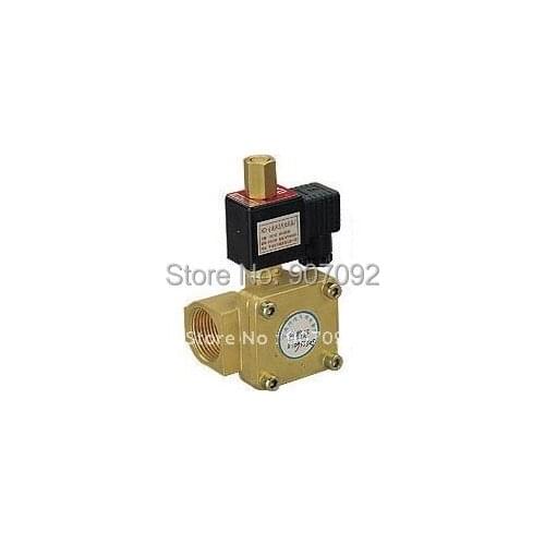 Diaphragm Solenoid Valve G1'' 0955505 2/2 Way Brass Body Valve 16Bar Normally Open Oil Valve DC24V
