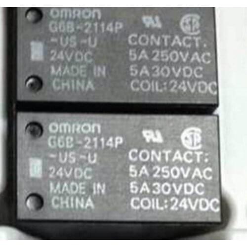 Wholesale 10pcs/lot relay G6B-2114P-US-U-24VDC