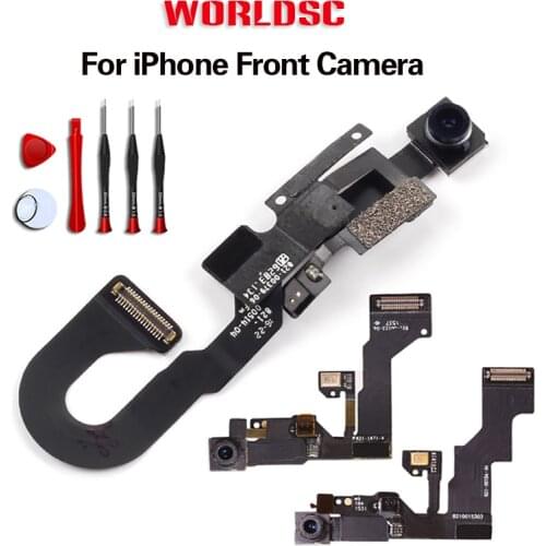 Original Small Front Camera For iPhone 5S SE 5 6 6s 7 8 Plus Proximity Sensor Face Front Camera Flex Cable Phone Repair Parts
