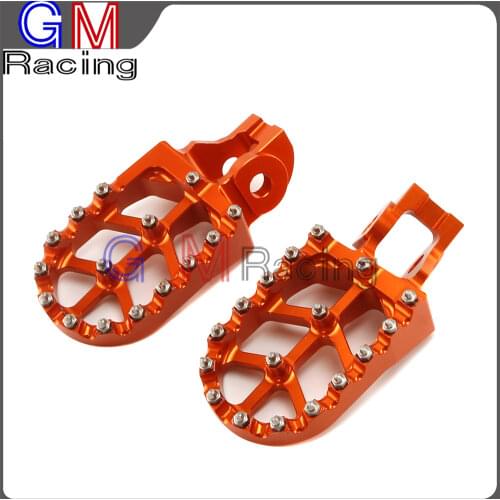 Motorcycle CNC Foot pegs Rest Pedals For KTM SX SXF EXC EXCF XC XCF XCW 125 150 200 250 300 350 400 450 500 2016 2017 2018