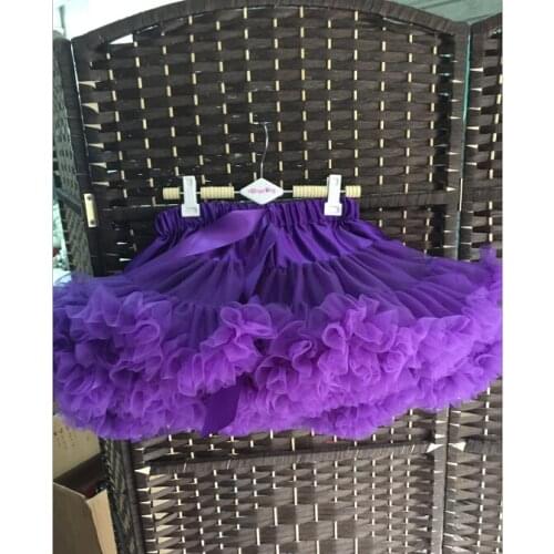 1-18 year old full size Baby Girls Tutu Skirt Fluffy Children and Women Ballet Pettiskirt Princess Tulle Party Dance Skirts