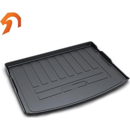 Rubber Rear Trunk Cover Cargo Liner Trunk Tray Floor Mats For Volvo V40 2014 2015 Car Floor Trunk Carpet Liner Mats