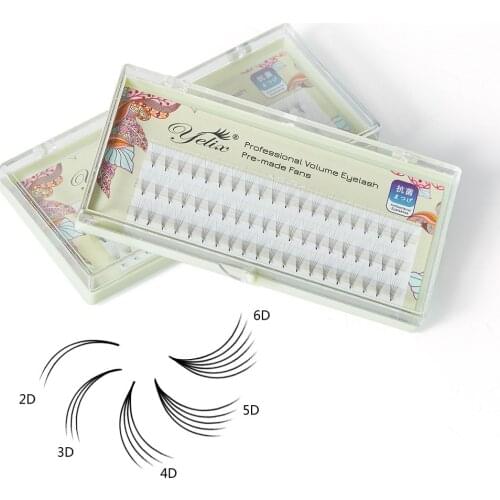Wider Premade Volume Fans Rapid Lash Extensions 2D-6D Natural Short Root Eyelashe Extension Pre Made Fan for Beauty Makeup Lash