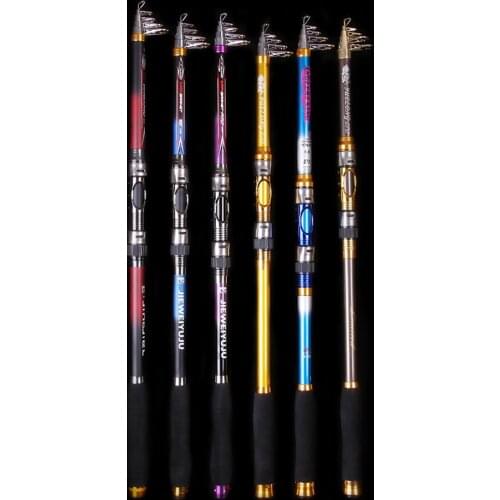 WALK FISH High Performance Sea Fishing Pole High Quality Carbon Fiber Telescopic Fishing Rod 2.1/2.4/2.7/3.0/3.6m pesca