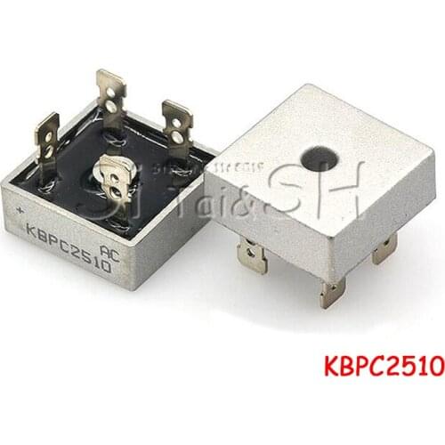 2PCS/LOT KBPC2510 25A 1000V DIP Diode Bridge Rectifier Original