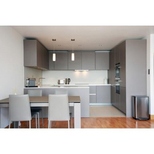 2017 modern high gloss white lacquer kitchen furnitures customized module kitchen cabinet L1606027