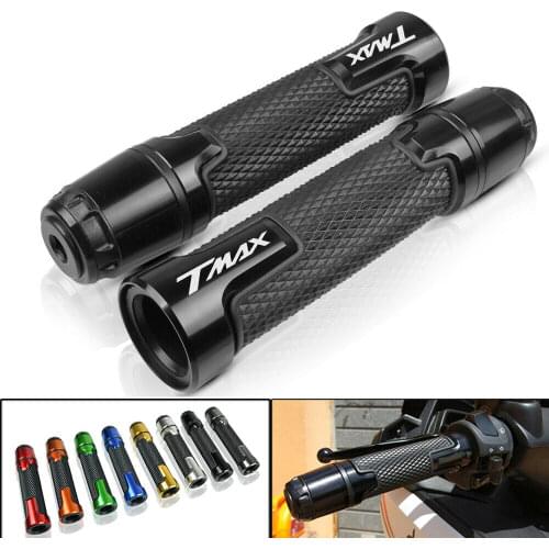 7/8" Aluminum Motocycle Handle bar Hand Grips hand grip For Yamaha T-MAX530 TMAX530 SX Grip handle glue