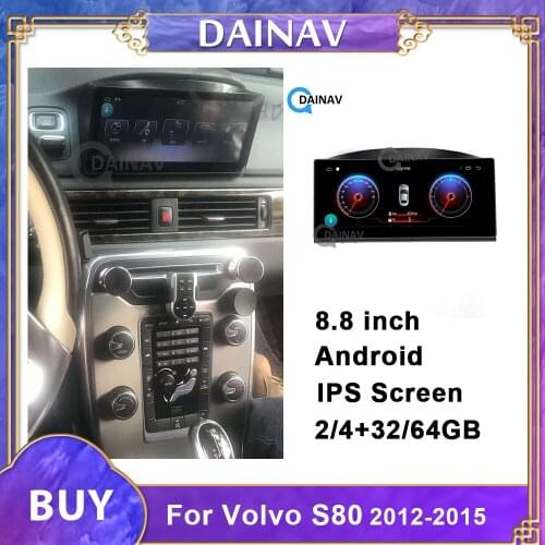 Android Car Autoradio Player for Volvo S80 2012-2015 Car Multimedia DVD Player GPS Navigation