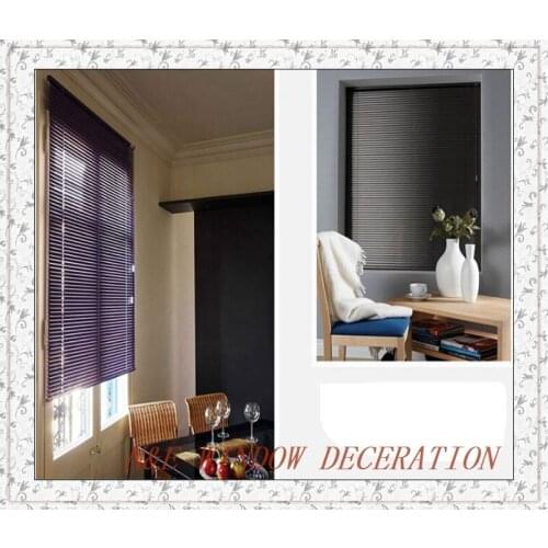 Free shipping cheap aluminum blinds for Living room with steel headrail and bottom rail