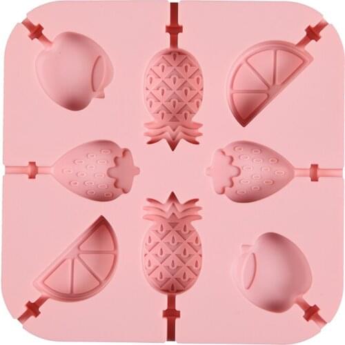 Biscuit Molds Kitchen Baking Gadget Candy Ice Cookie Mould Silicone Food Grade Chocolate Lollipop Molds without rod