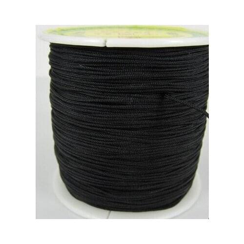 Necklace thread yy435 black OWM Chinese Knot String Nylon crystal Cord diy accessories Rope for Bracelet