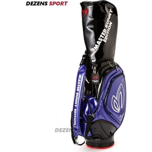 DEZENS PG Fashion waterproof Red PU golf bag golf stand bag Golf Cart Bags