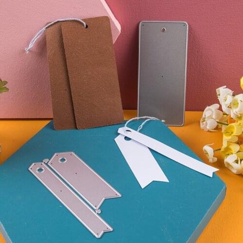 Stripe label tags Metal Cutting Dies Stencil for DIY Scrapbooking Album Embossing Paper Cards Decorative Crafts Die Cuts