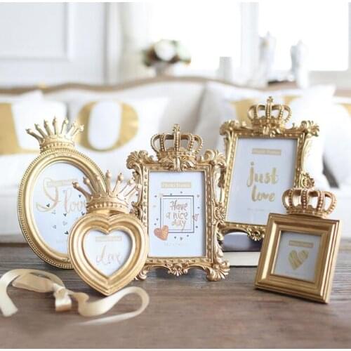 European Retro Crown photo frame silicone mold Bird DIY handmade resin frame silicon fondant cake molds sugar craft tools