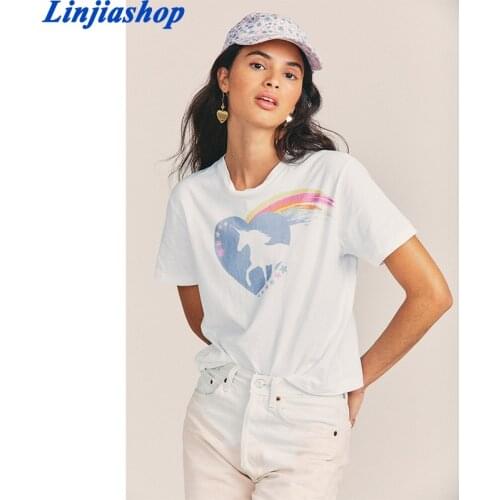 Unicorn Kawaii Harajuku 90s Oversized TShirt Women Cute Unicornio Funny Loose T-shirt Ullzang Graphic Tshirt Grunge