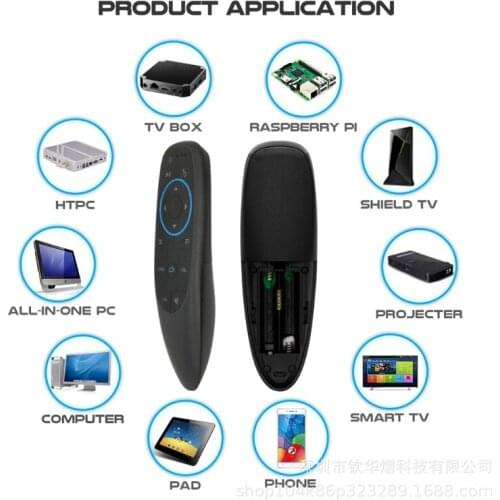 G10BTS Bluetooth 5.0 IR Air Mouse Wireless 6-Axis Gyro G10S BT5.0 Remote Control BX0E
