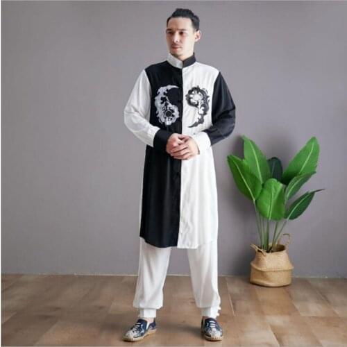 Chinese Style Wushu Competition Performance costume Tai Chi Suits Men Autumn Kungfu Exercise Clothing Man Professional Clothing