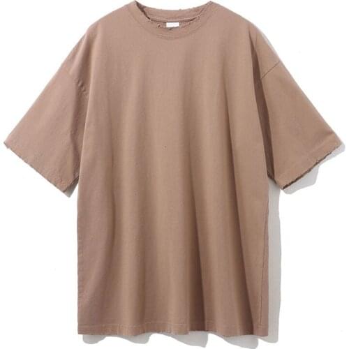 Men Summer Cotton T-shirt Fashion O-Neck Casual Short Sleeve Comfortable Solid Color Shirt Sweat-Absorbent Mens T Shirt Tops