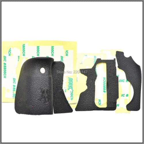 A Set of 3PCS New original Bady rubber (Grip+left side+thumb) repair parts For Canon EOS 60D DS126281 SLR (with Adhesive