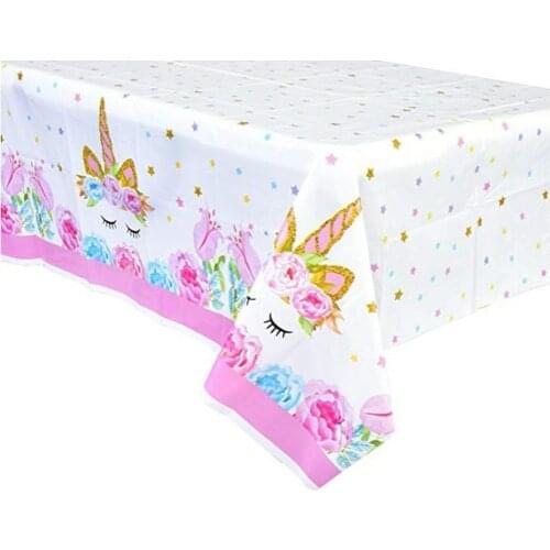 Pink Unicorn Disposable Tableware One Years Old Birthday Party Unicorinon Girl 1st Birthday Party Unicorn Baby Shower Decoratio