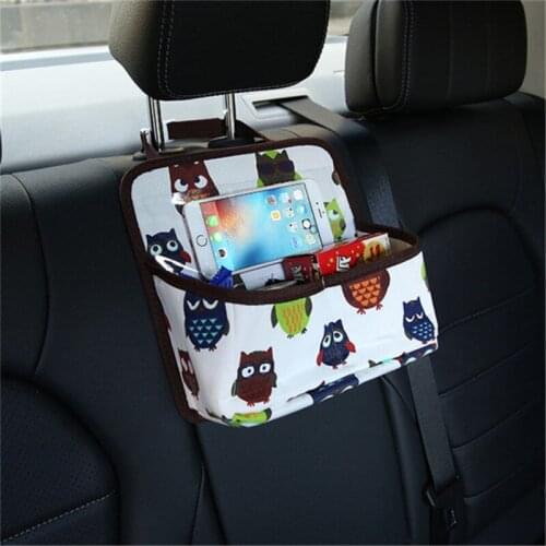 Car Seat Back Organizer Multi-Pocket Storage Bag Box Case Car Storage Bag Tablet Holder Storage Organizer