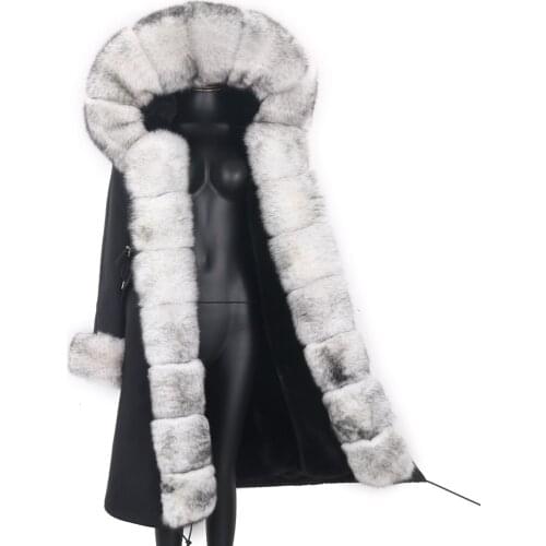 7XL Waterproof X-long Parka Winter Jacket Removable liner Real Fox Fur Coat Women Natural Fur Coat Thick Warm Outerwear 2021
