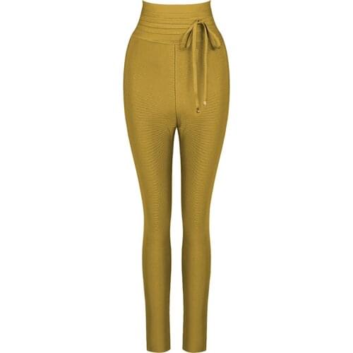 Pencil Pants Fashion Trousers For Women Sexy Bandage Legging Pant Club Party Trousers Women Ladies Pants