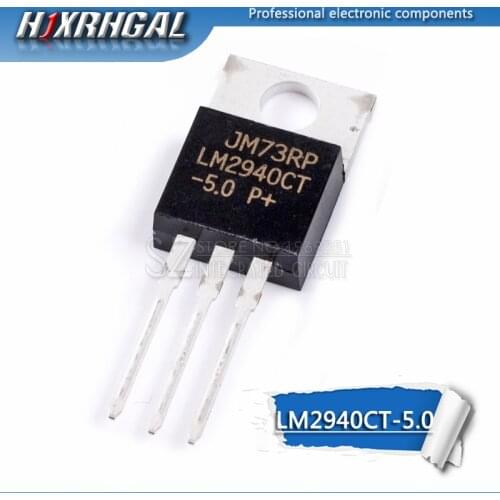 10pcs LM2940CT-5.0 LM2940CT-5 TO220 TO-220 LM2940 LM2940-5V