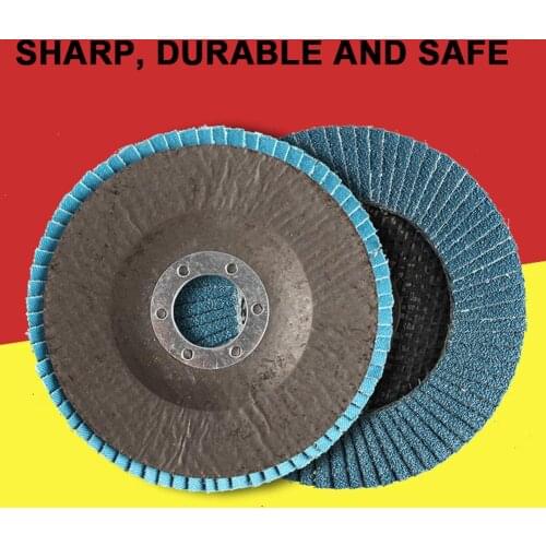 10Pcs 4.5inch 40-120 Grits Flap Sanding Disc Grinding Wheels for Angle Grinder