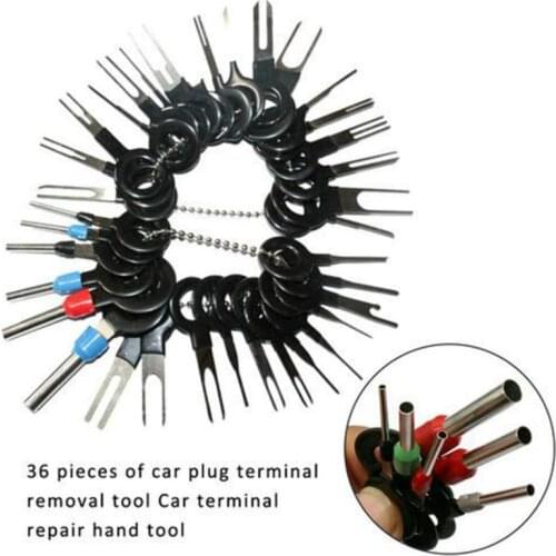 18*36pcs Car Terminal Removal Tool Wire Plug Connector Extractor Puller Release Pin Extractor Kit For CarPlug Repair Tool