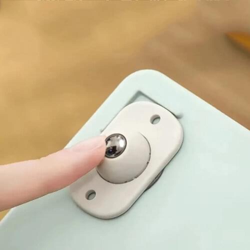 4pcs Storage Box Pulley Self-adhesive Wheels Swivel Casters Universal Furniture Wheel Directional Roller Safe Furniture Wheels