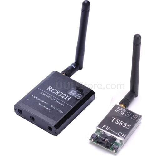 5KM FPV 5.8G 5.8Ghz 600mW 48 Channels TS832 RC832H Wireless AV Transmitter and Receiver Tx Rx for RC Drone FPV Racing