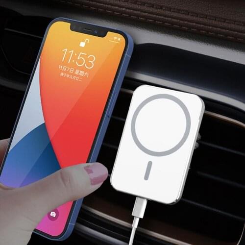 Car Charger Air Vent Mount Magnetic Wireless Car Phone Holders for Phone12 15W Magsafing Wireless Charger Car Charger Mount