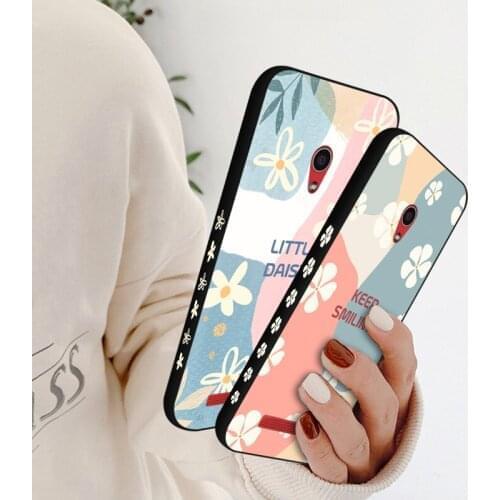 Side pattern Four-leaf Clover Case For Asus Zenfone Max Pro M2 ZB631KL ZB633KL Flowers TPU Cover For Asus 5Z ZE620KL ZS620KL