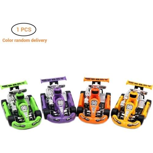 Children Mini Cars Racing Car Baby Cartoon Plastic Racing Car Power Kart Vehicles Car Children Puzzle Early Education Toy