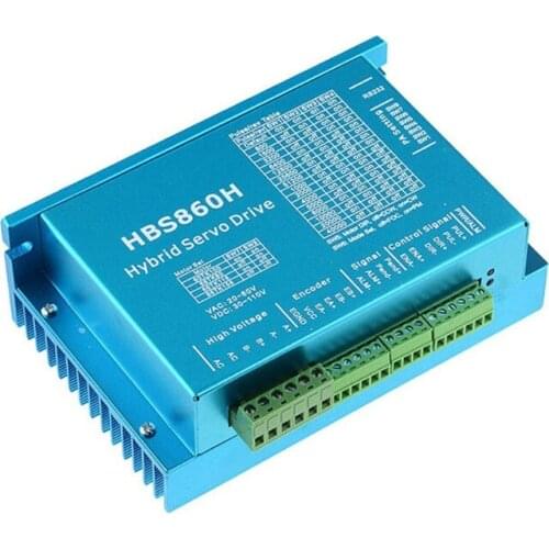 HBS86H Closed Loop Servo Motor Driver HBS860H Hybrid Step Servo Drive With RS232 Port